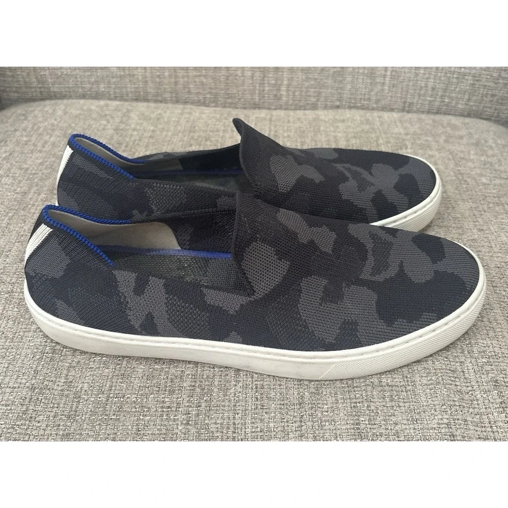 Rothy's Women's‎ The Original Slip On Sneakers Gray Camo Sz 9